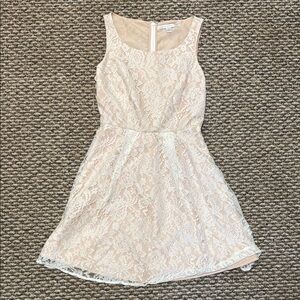 LC Lauren Conrad Blush Lace Dress